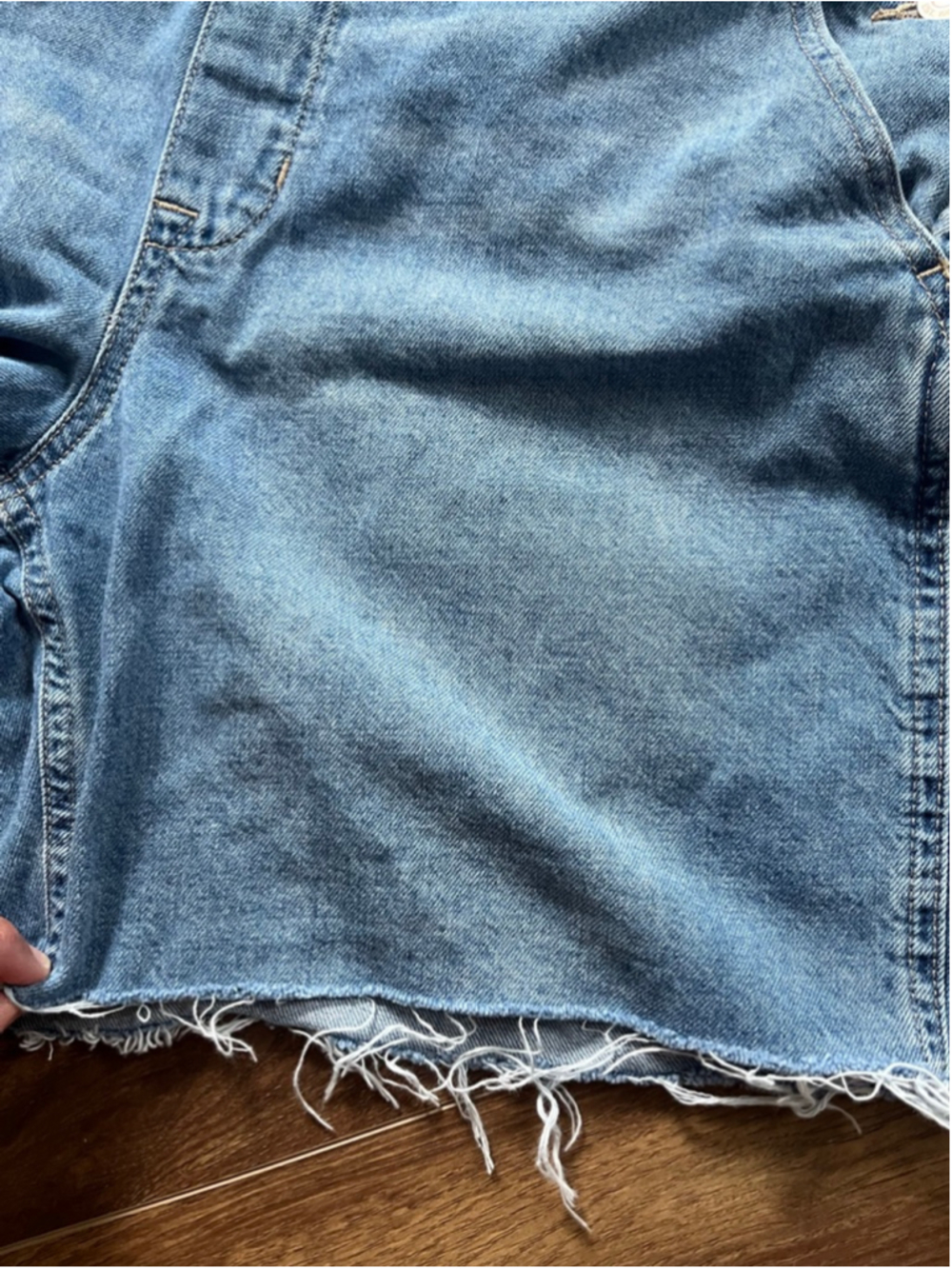 Gap denim shorts overalls size L - Picture 8 of 11